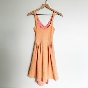 Anthropologie Postmark Peek A Boo Dress Open Back Criss Cross Cut Out Dress